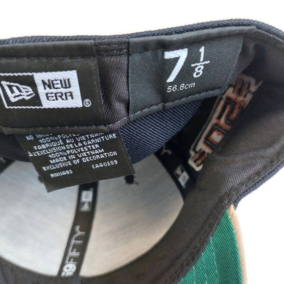 59Fifty New Era Size 7 1/8 Miami Dolphins Fitted Hat Cap Low Profile Curved - Picture 9 of 9